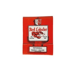 Vintage Matchbook Red Lobster Restaurant Front Strike Full Unstruck Adve... - $11.78