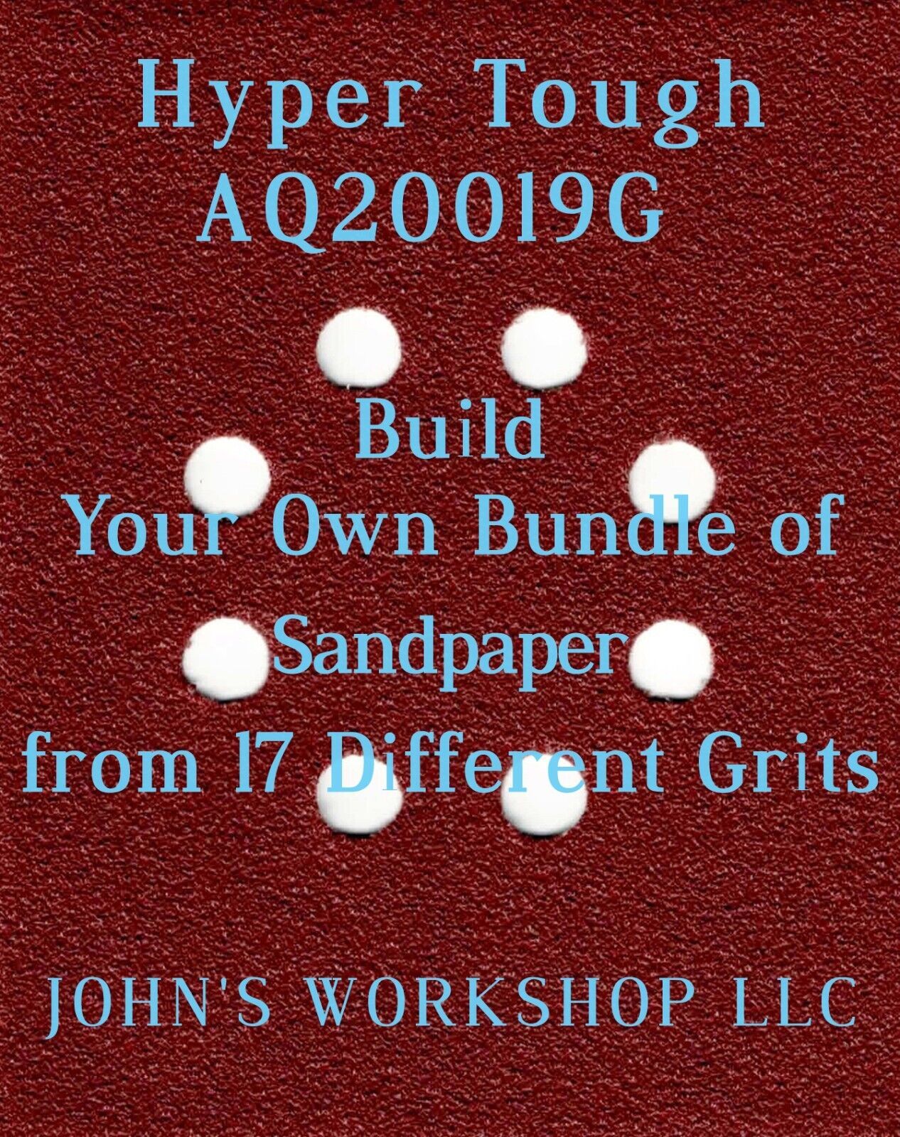 Build Your Own Bundle Hyper Tough AQ20019G 1/4 Sheet No-Slip Sandpaper 17 Grits - $0.99