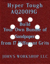 Build Your Own Bundle Hyper Tough AQ20019G 1/4 Sheet No-Slip Sandpaper 17 Grits - £0.78 GBP