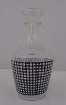  Decanter 1960&quot;s France Vintage Checkered Pattern   - £12.98 GBP