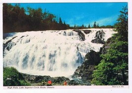 Ontario Postcard Wawa High Falls Lake Superior Circle Route - £1.70 GBP