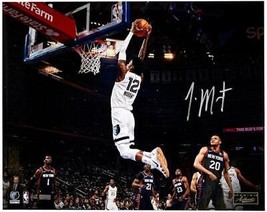 JA MORANT Autographed Grizzlies &quot;Burst&quot; 16&quot; x 20&quot; Photograph PANINI LE 112 - £542.99 GBP