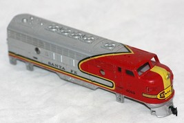 Tyco HO Scale EMD F7 Santa Fe #4015 locomotive shell without Horns - £12.30 GBP