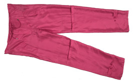 NEW Ralph Lauren Collection Womens Silk Cargo Pants! Pink  Wide Leg  Lightweight - £143.84 GBP
