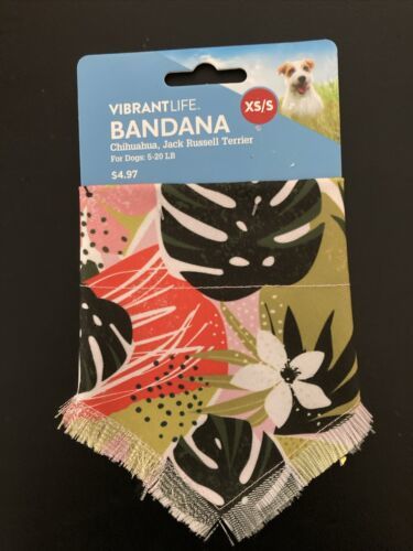 NEW VibrantLife Dog Bandana - XS/S Xmas Gift New - $3.95