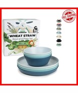 8-Piece Unbreakable Wheat Straw Dinnerware Set for Outdoor Living - Seas... - $711.33 MXN