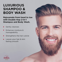 MKS eco for Men 2-in-1 Shampoo + Body Wash, 10 fl oz image 3