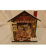 Christmas Santa&#39;s Workshop 9&quot; X 10&quot; Interactive Display House Music BOX ... - $467.56 MXN