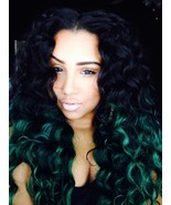 Ombre Green Black Beauty Lacefront Wig!! - $189.99