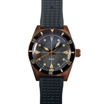 Proxima Dive Watch Gray Dial CuSn8 Bronze Automatic Mechanical Watches Business  - £447.04 GBP