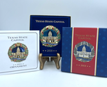 Ornament Texas State Capitol 2018 Capitol Wreath Green Box Pamphlet Chri... - $20.02