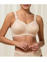 Triumph 10166213 Doreen Nude Classic Non Wired Bra Size 100D Or US 44C - £43.39 GBP