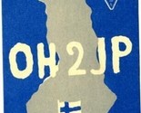 1957 QSL Helsinki Finland OH2JP Kapyla  - $10.89