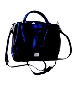 Dooney &amp; Bourke Patent Leather Small Brenna Satchel Bag Purse - Black BP... - $383.47 CAD