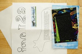 Sewing Lot Cotton Quilting Pattern &amp; Jane&#39;s Fabric Sew Moosical Cow Bann... - $19.79