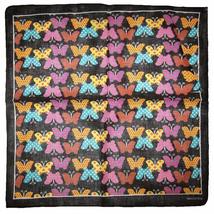 Wholesale Lot of 12 Multi-Color Butterfly Black 100% Cotton 22&quot;x22&quot; bandana Scar - £18.40 GBP