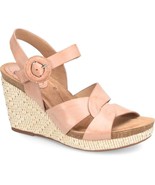New Sofft Women&#39;s Casidy Leather Wedge Sandal Shoes Whiskey Size 7.5M - $162.46 CAD