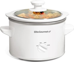 Elite Gourmet MST-250XW Electric Slow Cooker Ceramic Pot and - £18.01 GBP