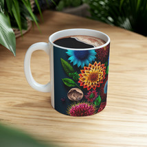 Colorful Ceramic Floral Mug - $20.00