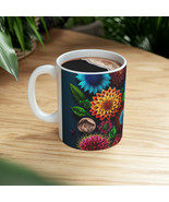 Colorful Ceramic Floral Mug - $376.16 MXN