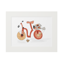 Art Print - Enhance Your Walls with Eye-Catching Boho Bicycle Art Print - $35.00