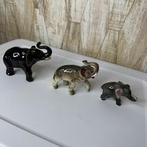 3 Vintage Ceramic Elephant Figurines Japan Miscellaneous Knickknack Luck... - $334.79 MXN 3 Vintage Ceramic Elephant Figurines Japan Miscellaneous Knickknack Luck... - $334.79 MXN
