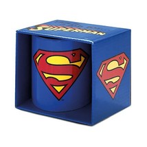 Logoshirt Superman-DC Comics Superman Logo Coffee Mug, Blue, Officially Licensed - £32.89 GBP