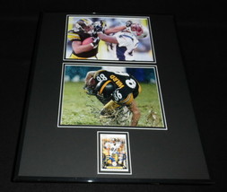 Hines Ward Signed Framed 16x20 Photo Display Steelers - £110.99 GBP