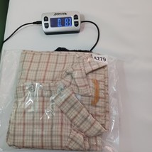 Columbia Men's Tan/Beige Long Sleeve Button Up Plaid Shirt Chest Size 42 image 7