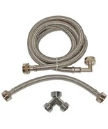 EZ-FLO Eastman 41025 Steam Dryer Installation Kit, Stainless Steel Hoses... - $319.62 MXN