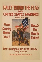 Rally &#39;round the flag with the United States Marines by Sidney H. Riesenberg - A - £17.57 GBP+