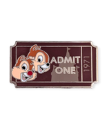 Chip and Dale Disney Pin: Walt Disney World Admit One Ticket - $367.91 MXN