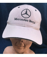 Vintage Mercedes Benz Strapback Hat Distressed Worn Cap Import Cedes - £25.75 GBP