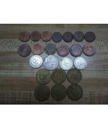 Lot of different coins foreign coins 23