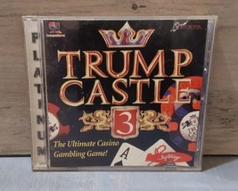 Trump Castle 3 Platinum PC Video Game Softkey CD-Rom 1996 Gambling Software - £18.56 GBP