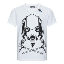 Fortnite Cielo Acosador Blanco Gaming Algodón Camiseta Tallas 10-16 Años - £20.17 GBP