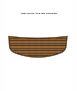 1998 Centurion Elite V Swim Platform Step Pad Boat EVA Teak Floor Mat Fl... - $281.00