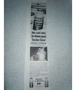 Vintage Colgate Menthol Instant Shave Print Magazine Advertisement 1960 - €3,44 EUR