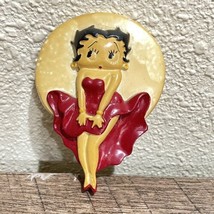 Vintage 1995 Fridge Magnet Betty Boop Red Dress Marilyn Monroe - £7.79 GBP