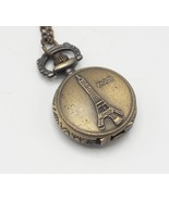 Paris Eiffel Tower Pocket Watch Quartz - £15.47 GBP