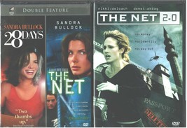 Netto, The 1 &amp; 2: Sandra Bullock- Nikki Deloach- Forti 28 Giorni- Nuovo 3 DVD - £24.75 GBP