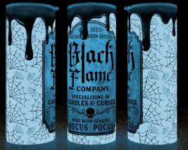 Glow in the Dark Hocus Pocus Black Flame Company  Cup Mug  Tumbler 20oz - £18.45 GBP