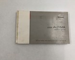 2006 Nissan Altima Owners Manual Handbook OEM F03B08069 - £25.17 GBP