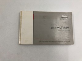2006 Nissan Altima Owners Manual Handbook OEM F03B08069 - £25.11 GBP
