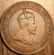 1902 Canada Large Cent Penny Coin - £11.32 GBP
