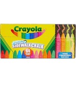 Crayola Ultimate Washable Chalk Collection (64ct), Bulk Sidewalk Outdoor... - £26.76 GBP