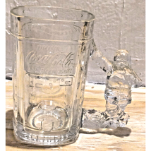 Vintage 1997 Coca Cola Santa Coke Machine 20 Oz Heavy Solid Glass Drinki... - $10.51 CAD