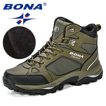 BONA Men Boots Anti-Skidding Leather Shoes Men Popular Comfy Spring Autumn Men S - £56.71 GBP