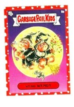 2020 Garbage Pail Kids Mr And Mrs Valentines Red Parallel &quot;WEIRD WENDY&quot; 8a. - £3.98 GBP