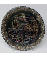 Fenton 1979 Amethyst Carnival Glass Cabinetmaker Collector&#39;s Plate No. 10 - $19.79